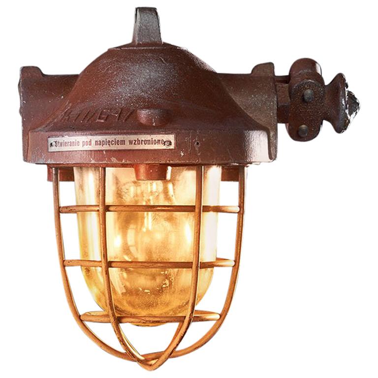 1950s Mining RWSO Anti-explosion Lamp Raw For Sale