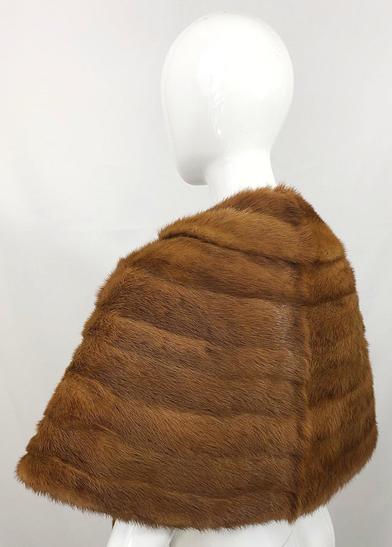 At Auction: 1950'S BLACKWELL MINK FUR & WOOL CARDIGAN SWEATER