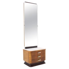 Armoire à miroirs des années 1950 par Jindrich Halabala, Tchécoslovaquie