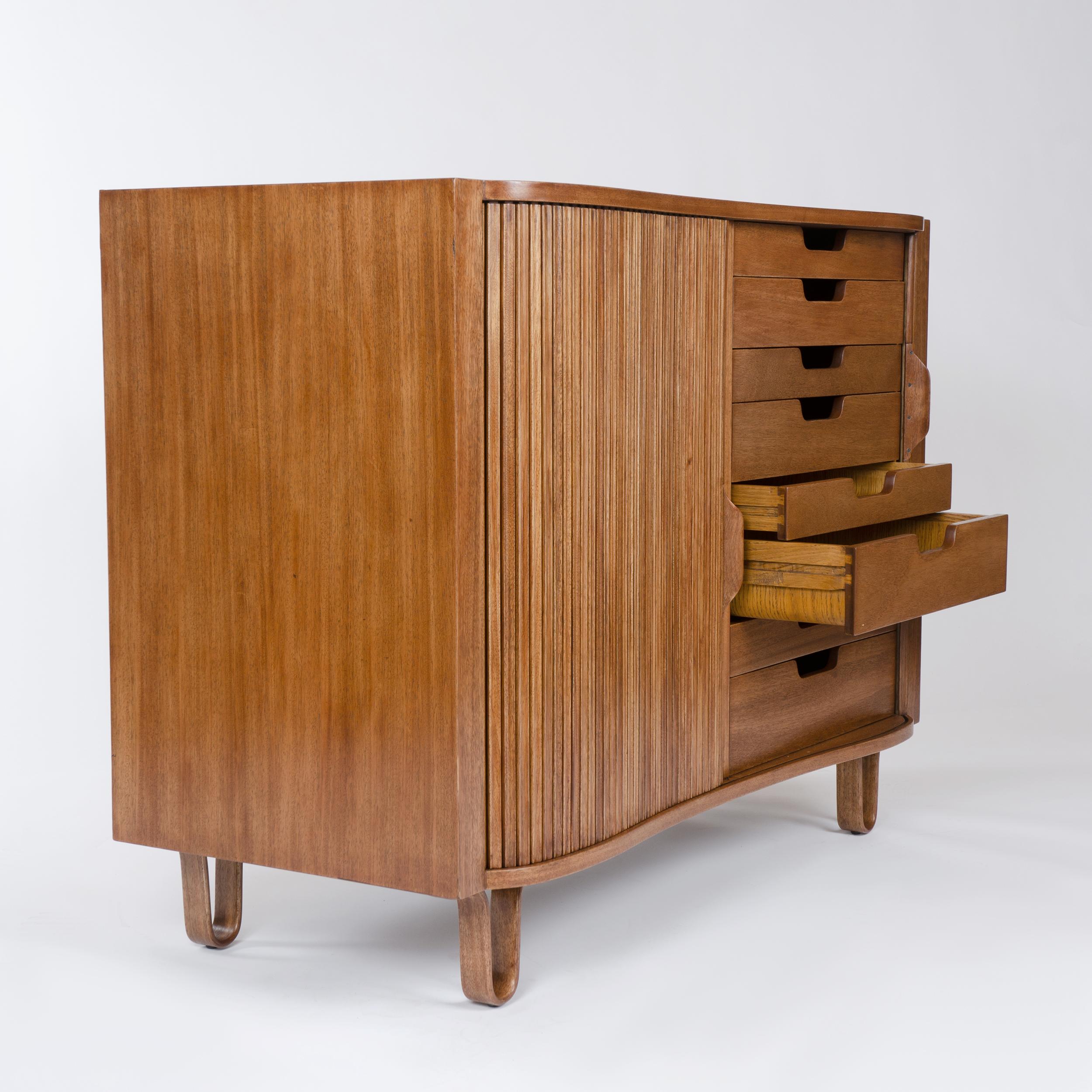Mid-20th Century 1950s Mister Cabinet in Mahogany by Edward Wormley for Dunbar