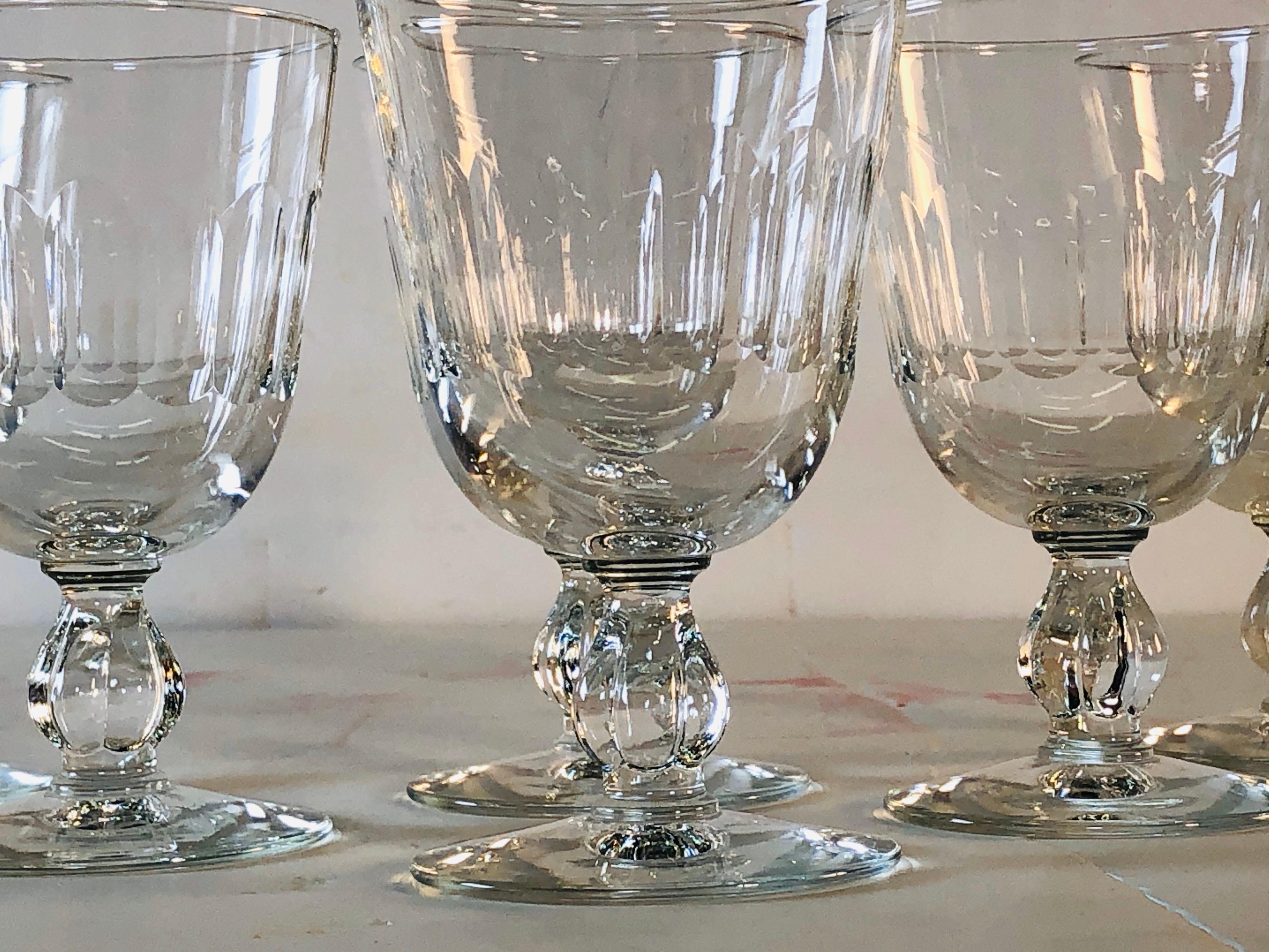 1950's wine glasses