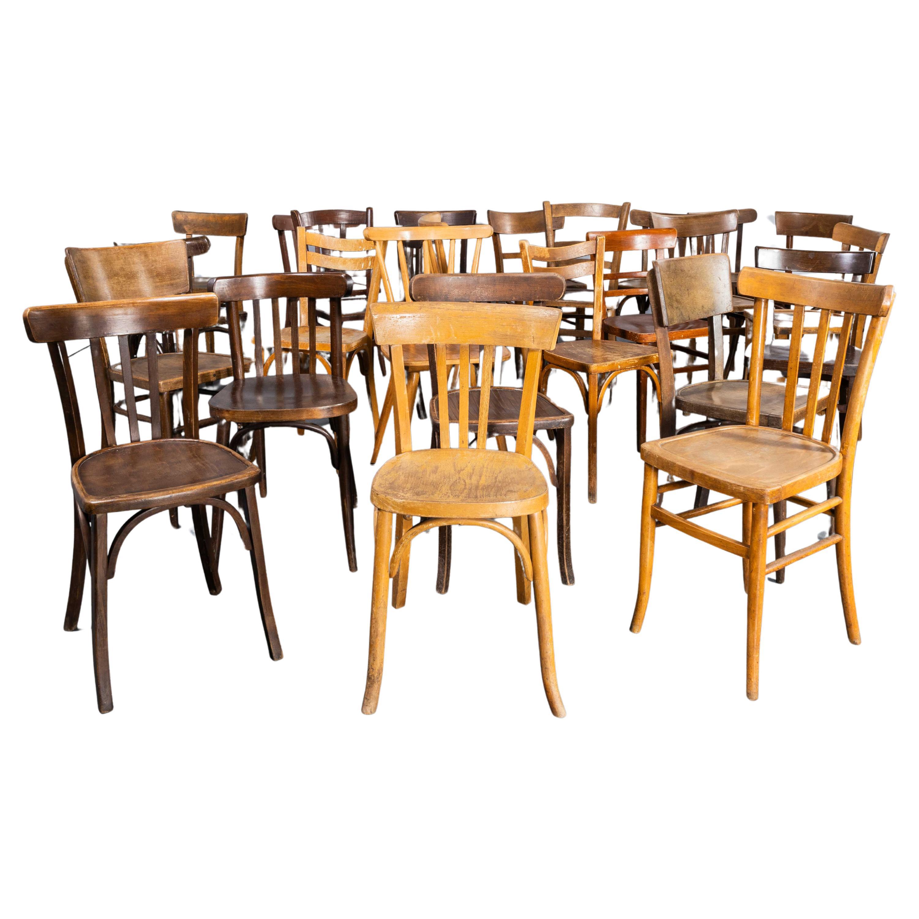 1950’s Classic Mixed Bentwood Pub Dining Chairs – Good Quantities Available