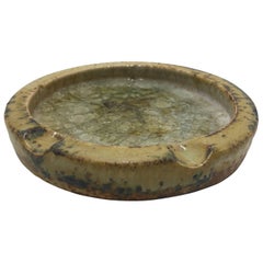 1950s Mobach Glass Glaze Ashtray