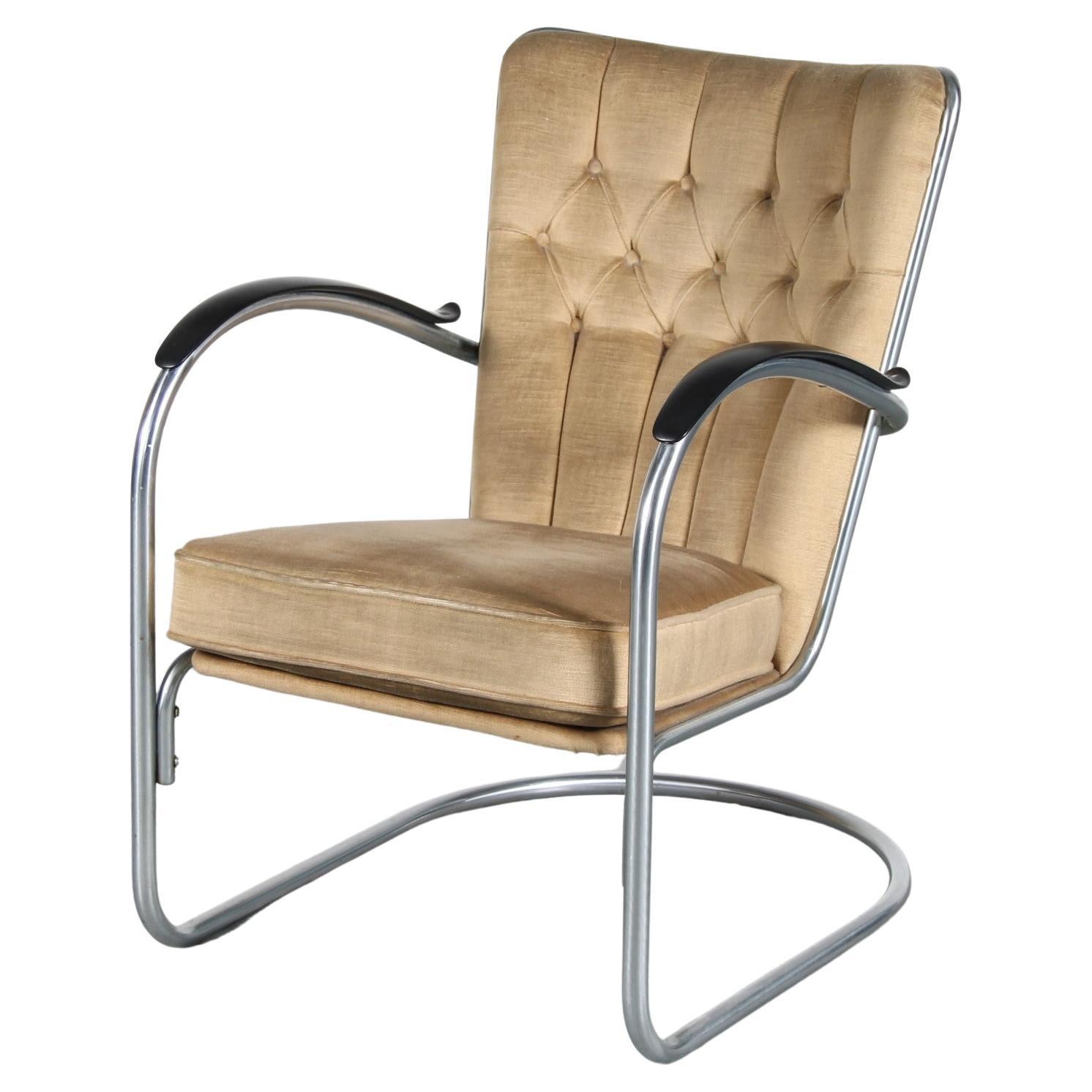 1950s “model 412” easy chair for Gispen, Netherlands For Sale