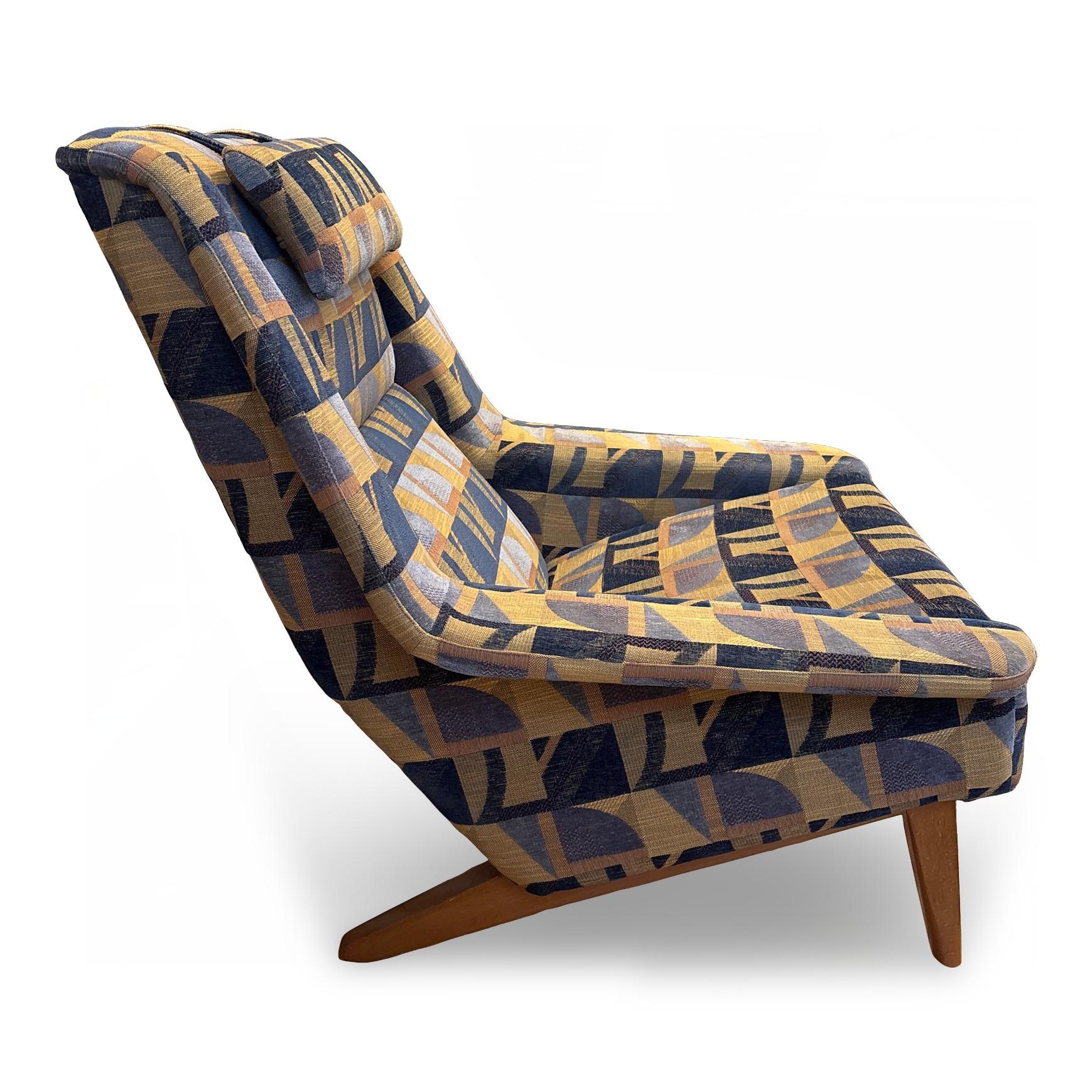 Danois 1950s Model 4410 Folke Ohlsson Lounge Chair for Fritz Hansen en vente