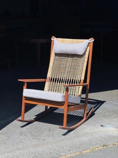1950s Model 532-A Rocking Chair by Hans Olsen for Juul Kristensen