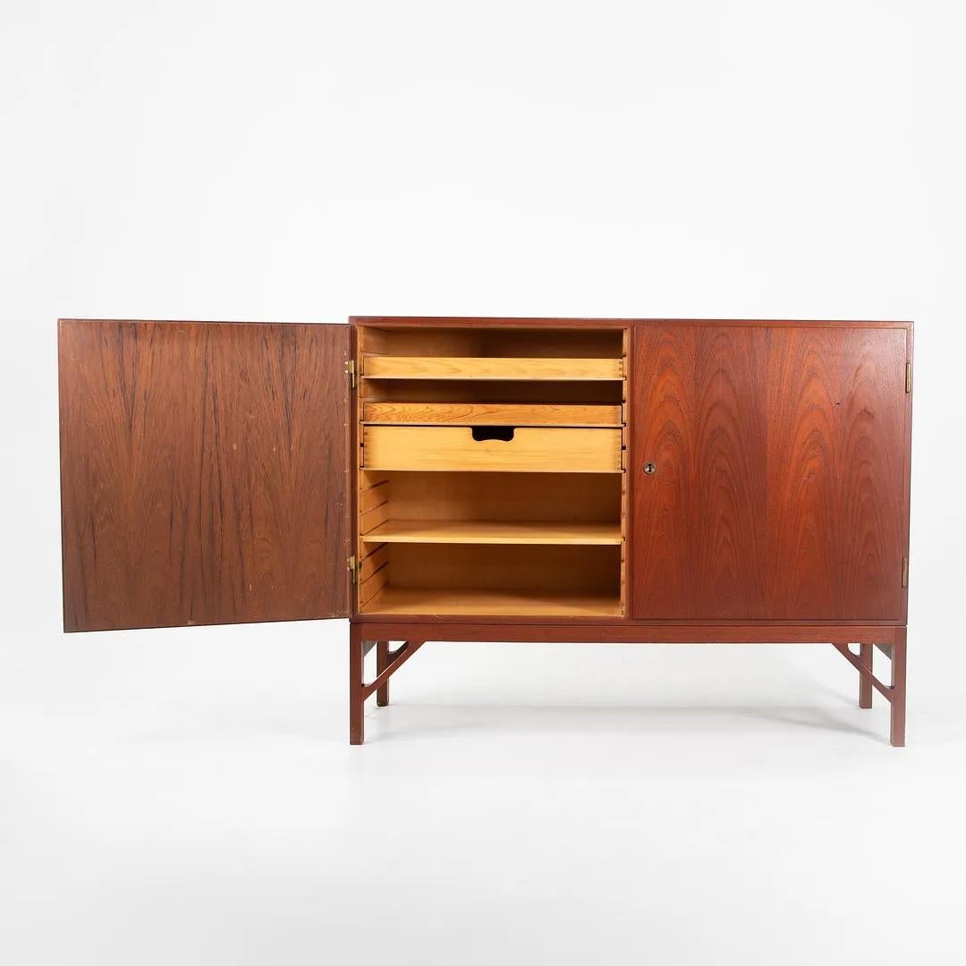 Mid-20th Century 1950s Model A232 Teak Cabinet by Børge Mogensen for C.M. Madsen / FDB Mobler For Sale