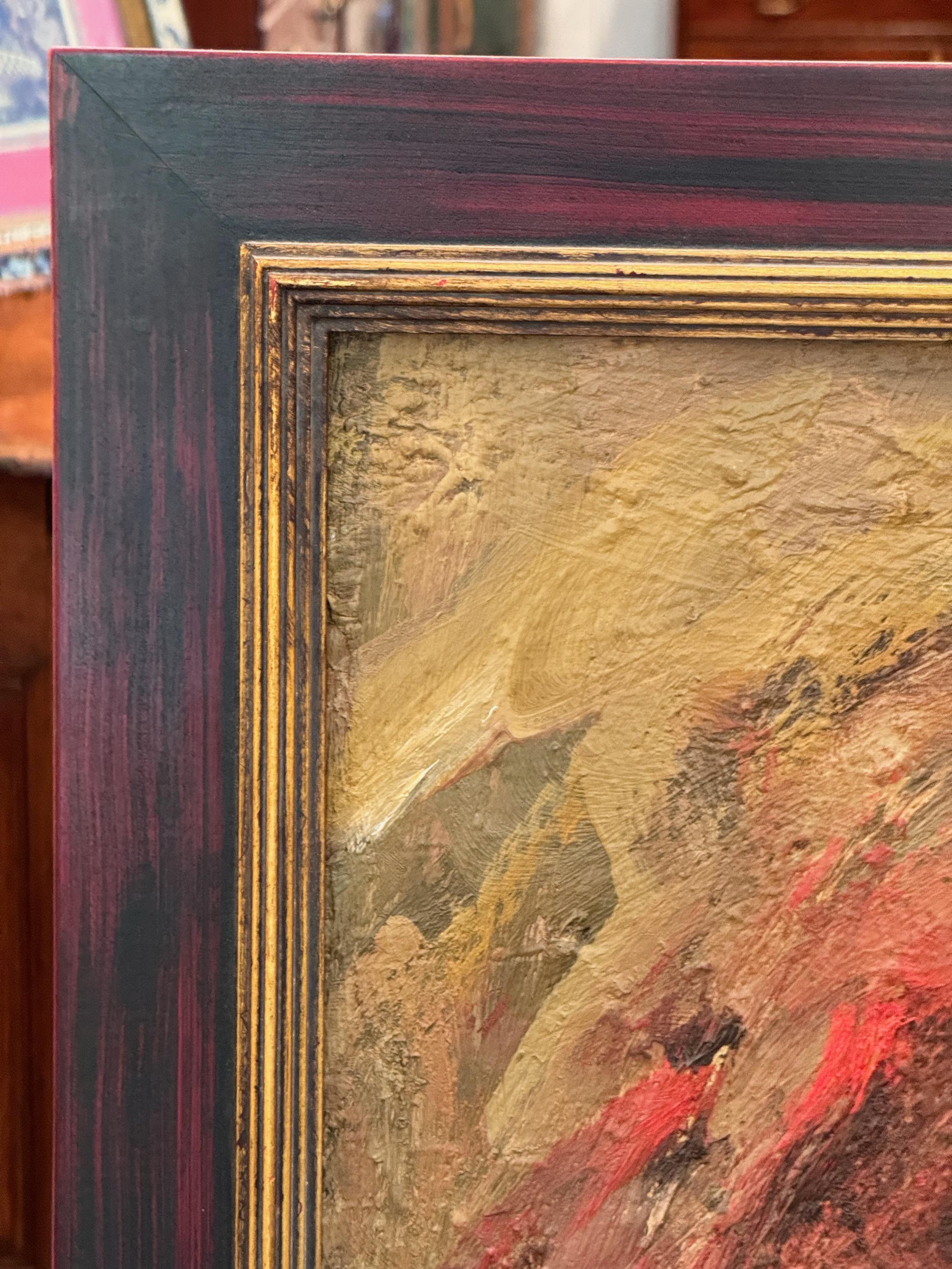 Pittura astratta moderna degli anni '50 di Ruth Barrett 