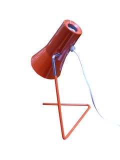 1950s Modern Bauhaus Lamp by Josef Hurka for Drupol-Praha, Czech