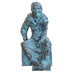 Sculpture en bronze des années 1950 The Moderns Brutalist