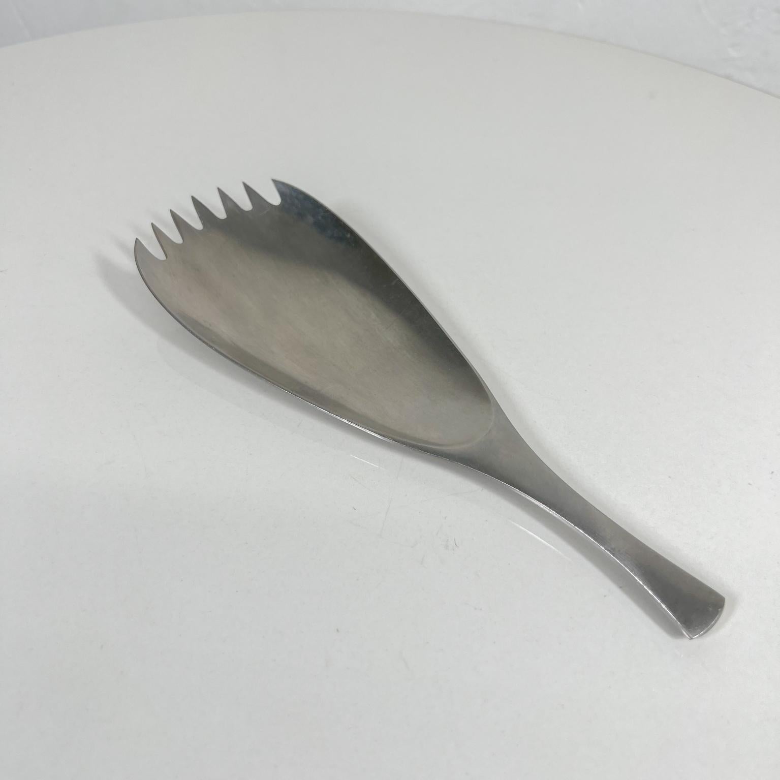 1950s Modernist Dansk IHQ Salad Server Utensil Odin Germany Jens Quistgaard In Good Condition In Chula Vista, CA