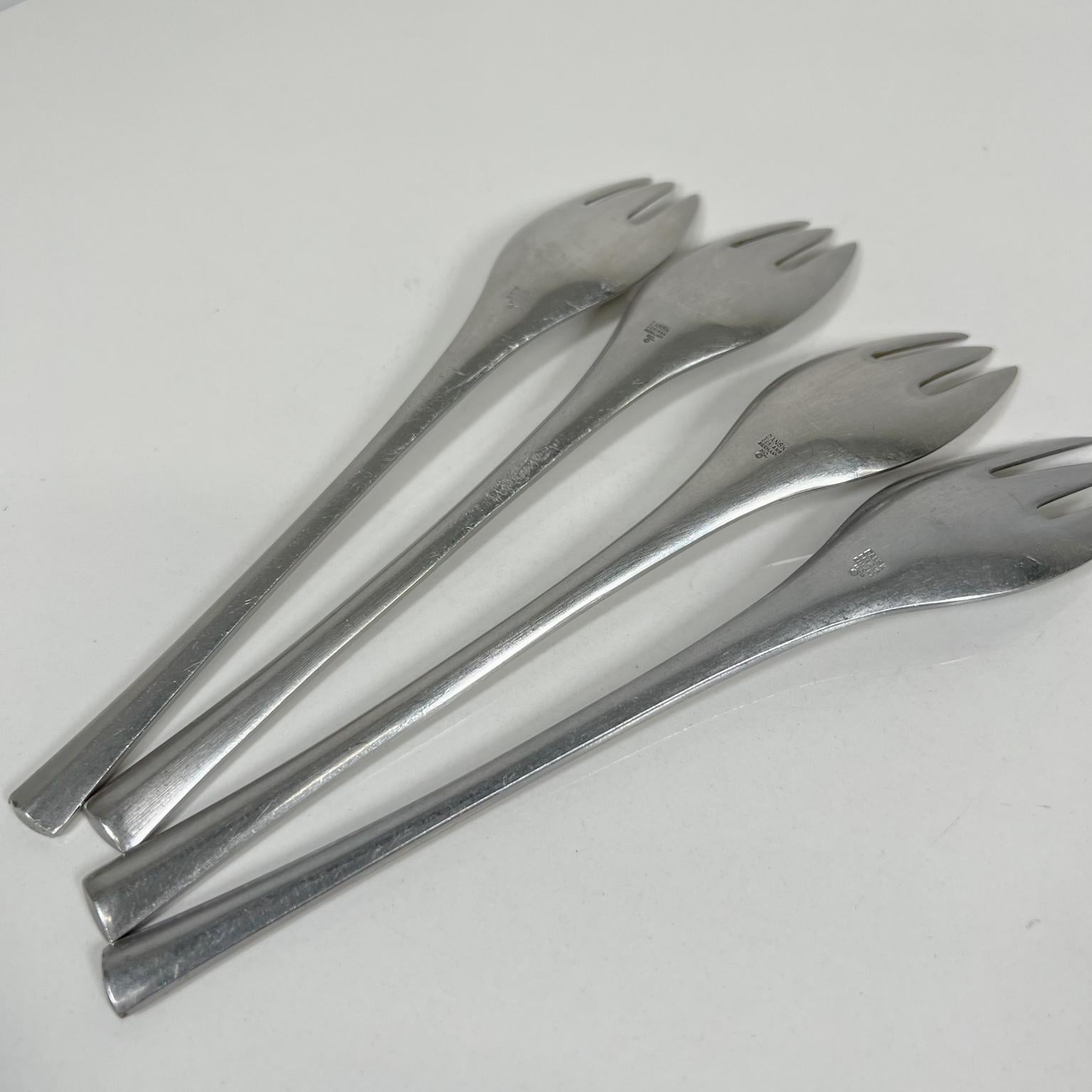 1950s Modern Dansk Set 4 Forks Odin IHQ Jens Quistgaard Germany 4