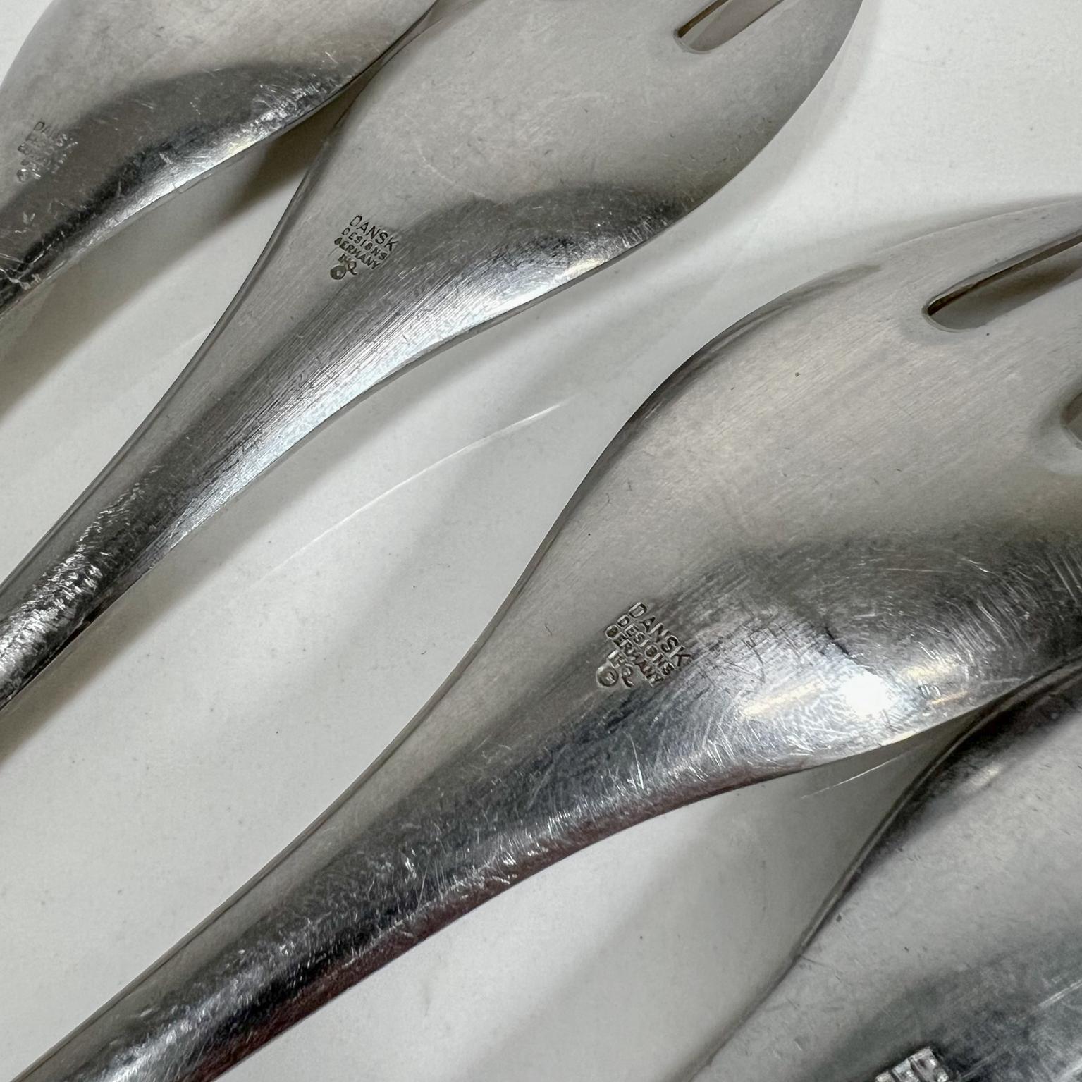 1950s Modern Dansk Set 4 Forks Odin IHQ Jens Quistgaard Germany 6