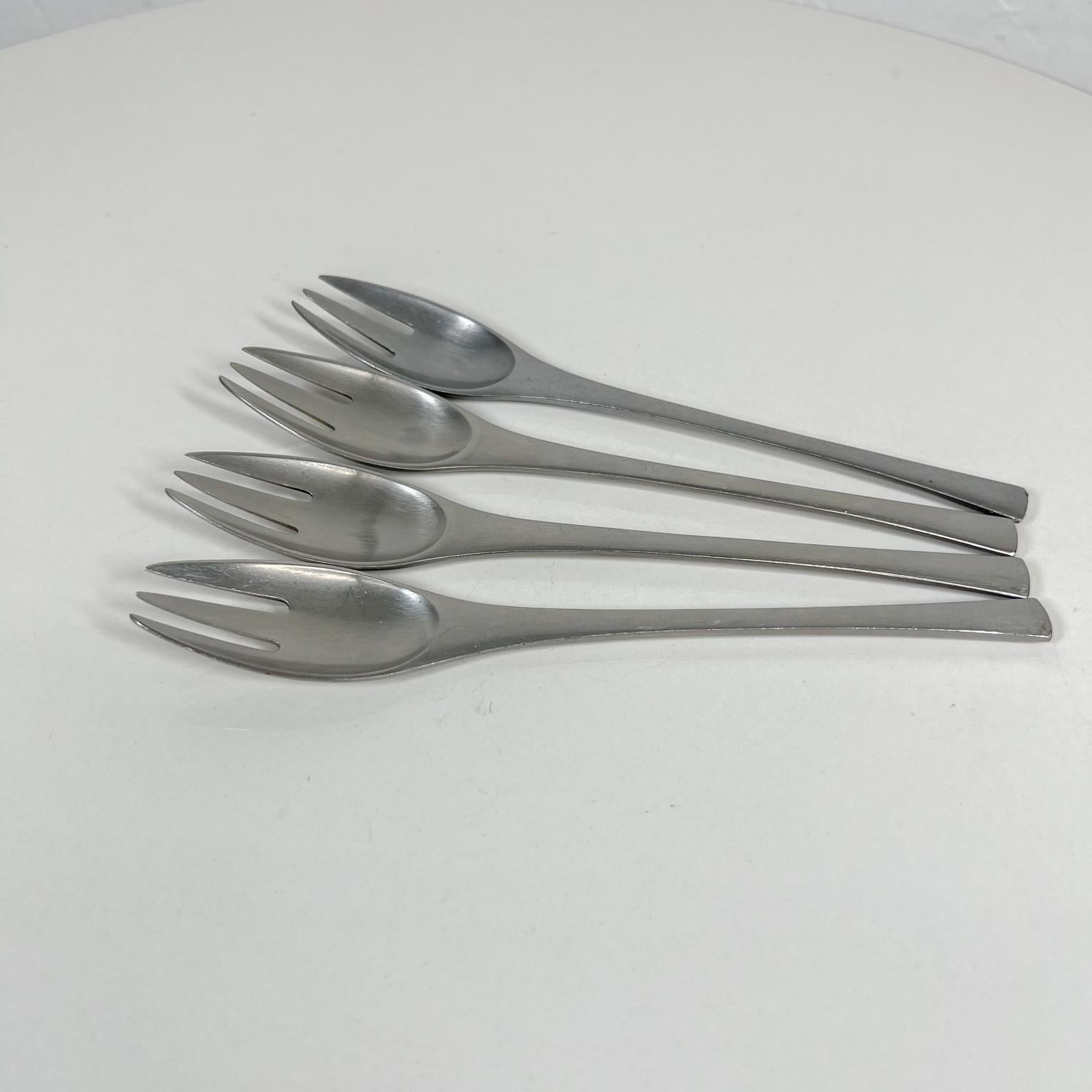 Mid-20th Century 1950s Modern Dansk Set 4 Forks Odin IHQ Jens Quistgaard Germany