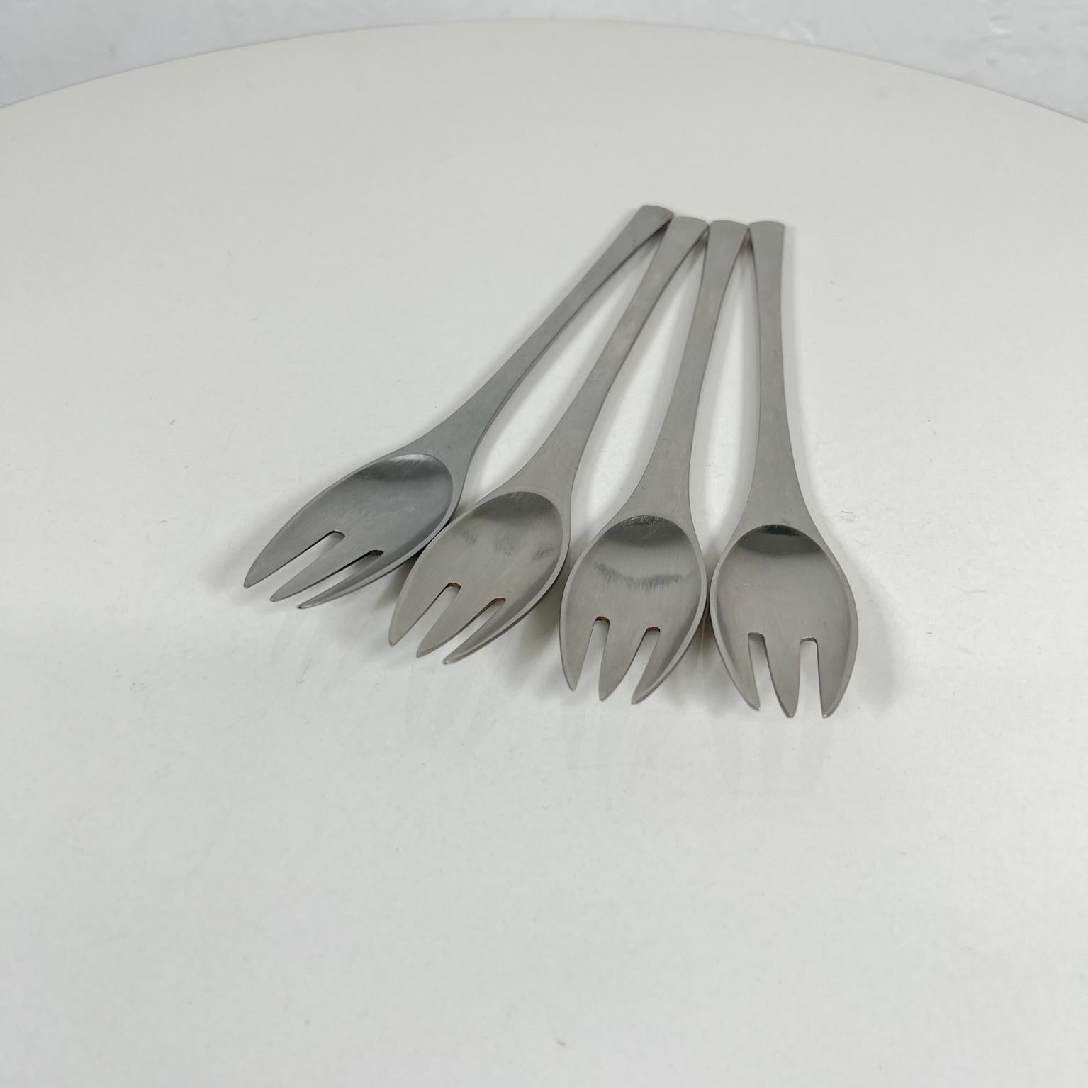 1950s Modern Dansk Set 4 Forks Odin IHQ Jens Quistgaard Germany 1