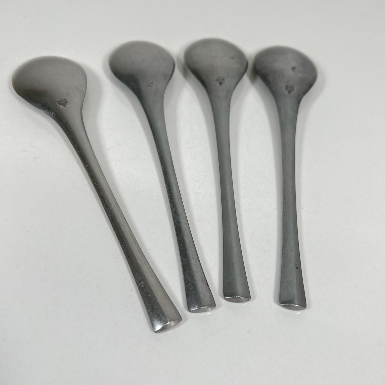 Mid-20th Century 1950s Modern Dansk Set Four Spoons Odin IHQ Jens Quistgaard Germany