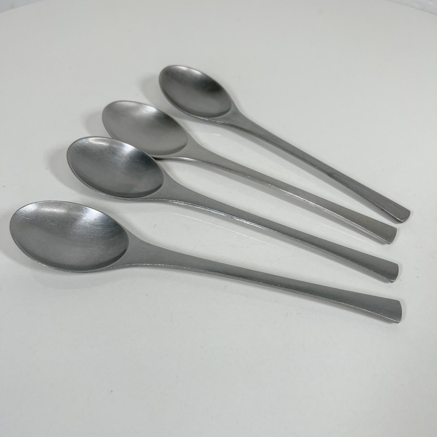 Mid-Century Modern 1950s Modern Dansk Set of Four Spoons Odin IHQ Jens Quistgaard Germany
