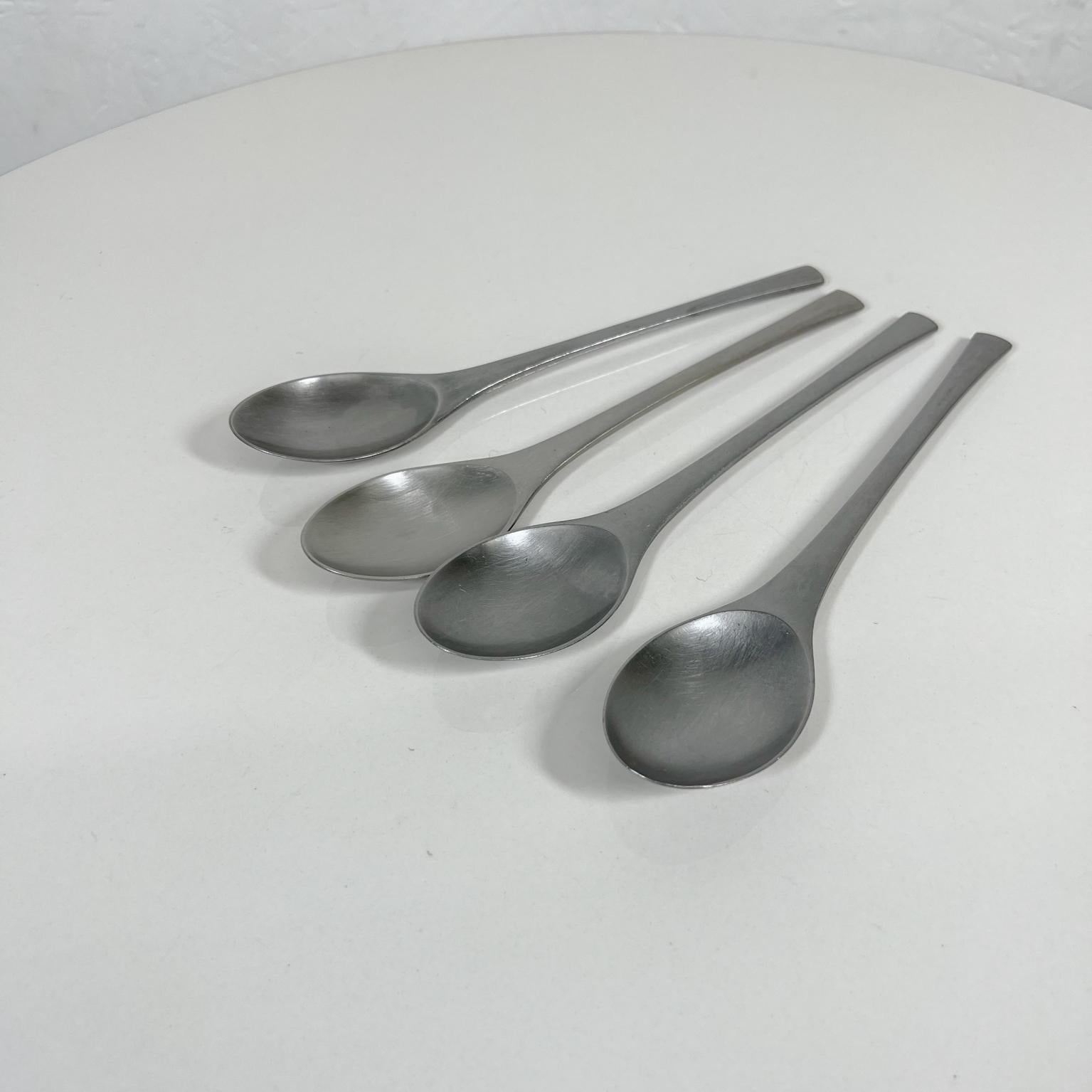 Mid-20th Century 1950s Modern Dansk Set of Four Spoons Odin IHQ Jens Quistgaard Germany