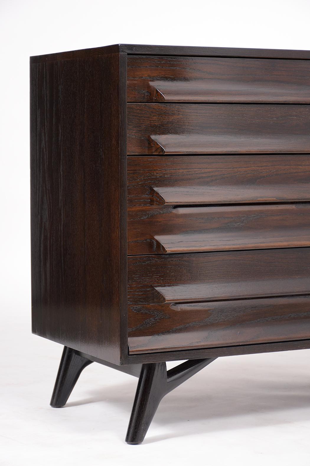 American 1950s Modern Lacquered Chest of Drawers