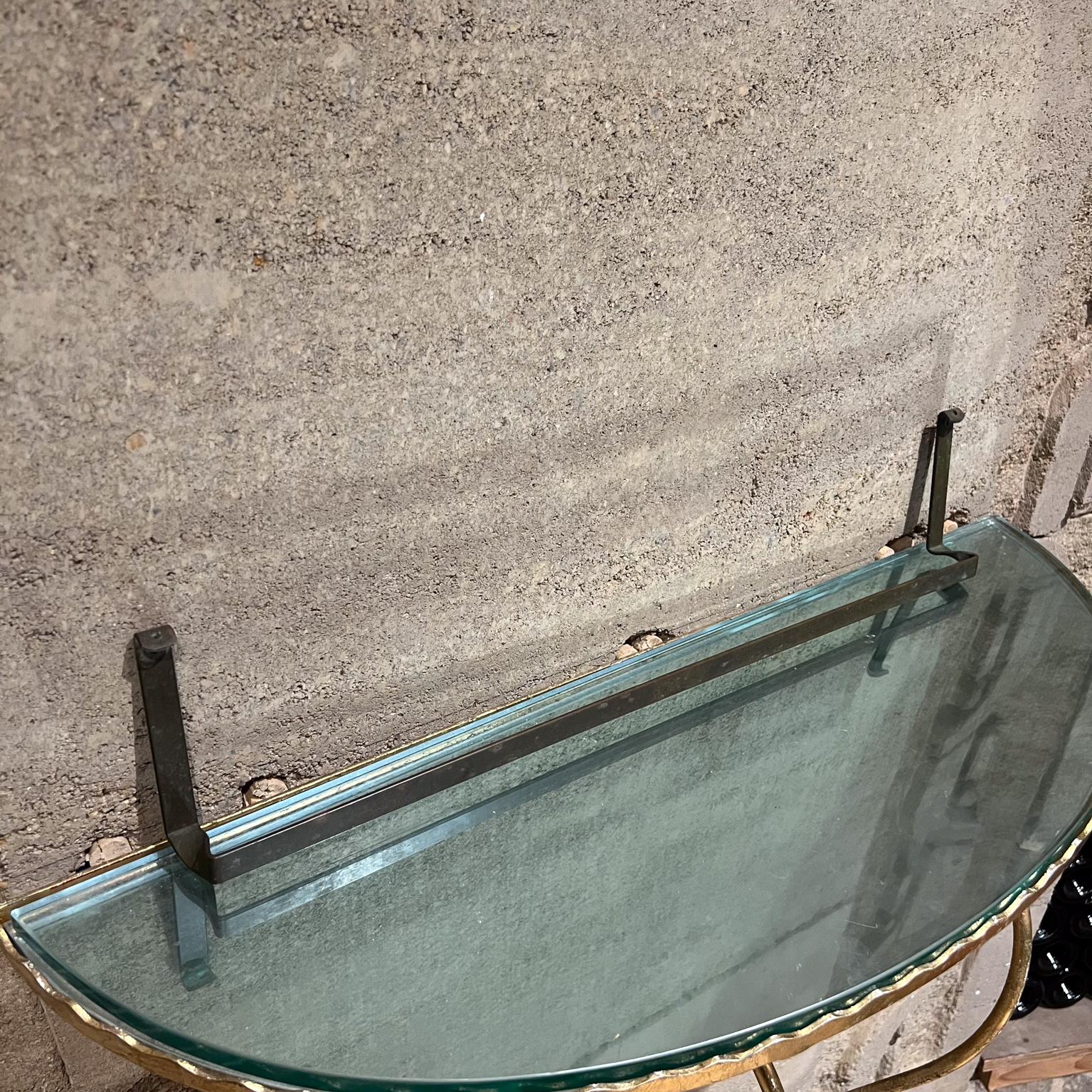 Mid-Century Modern 1950s Modern Towel Rack Patinated Brass  For Sale