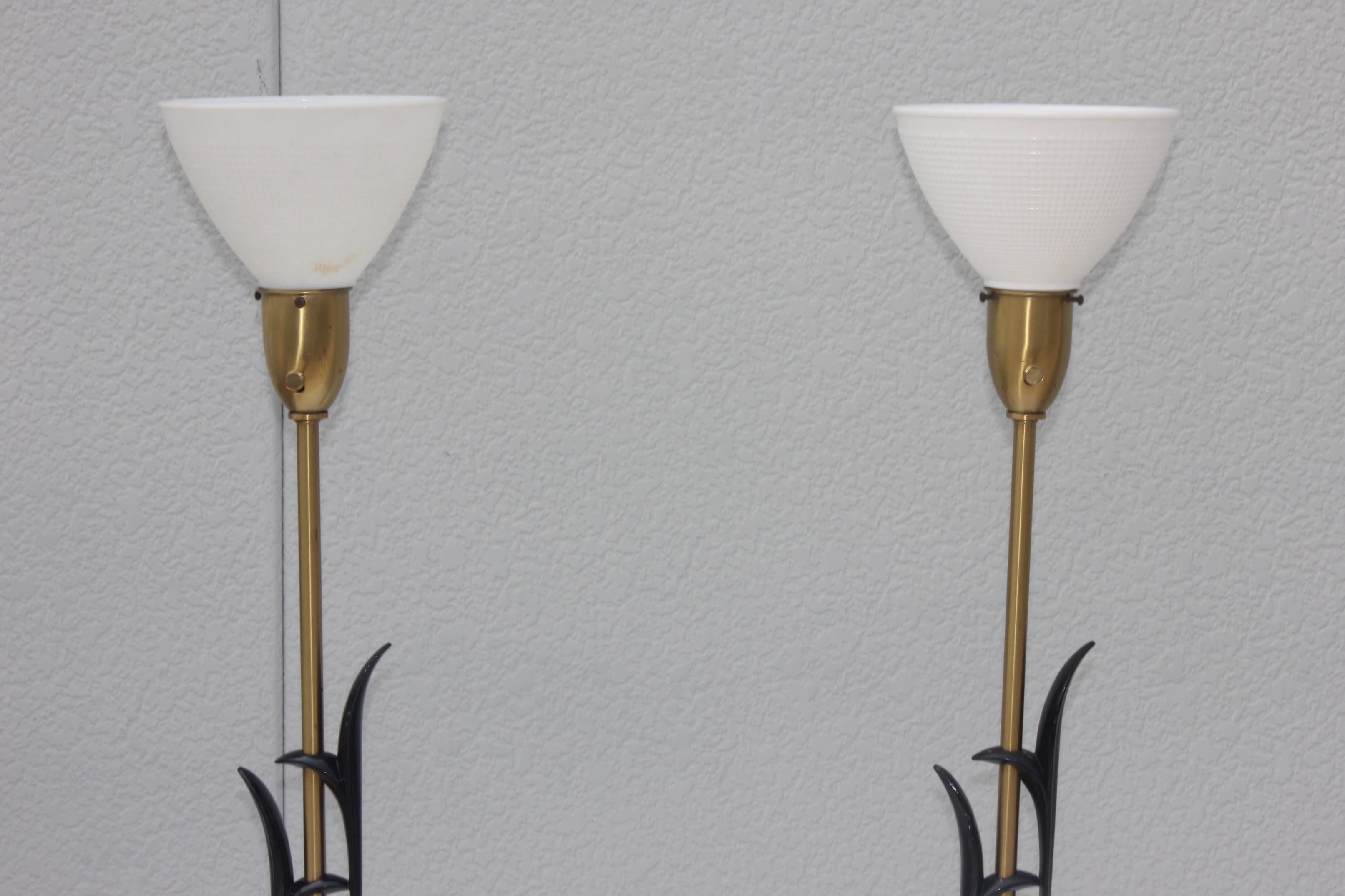 Mid-20th Century 1950s Modern Rembrandt Table Lamps