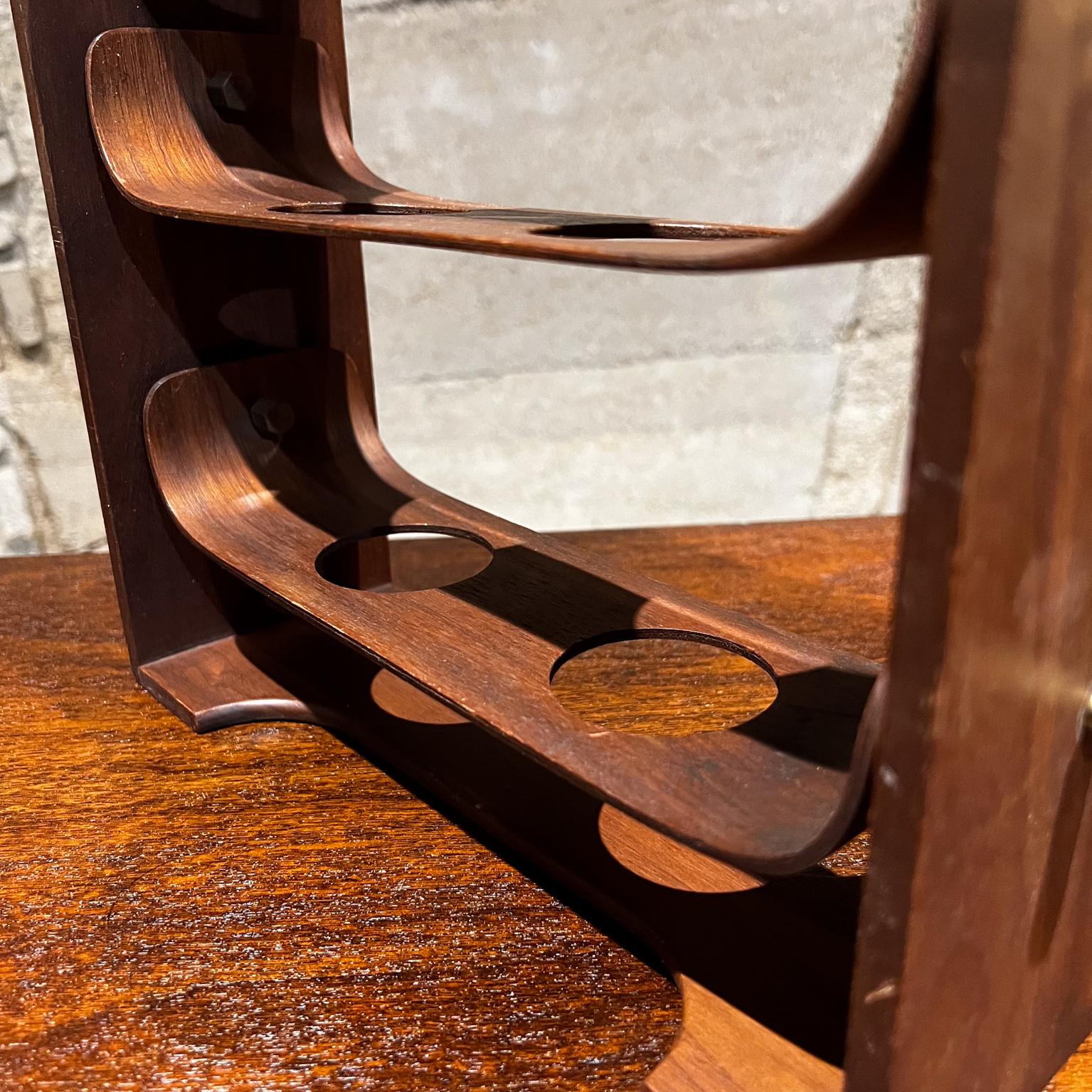 1950s Wood Cup Holder Drink Caddy Style Nakashima For Sale 3
