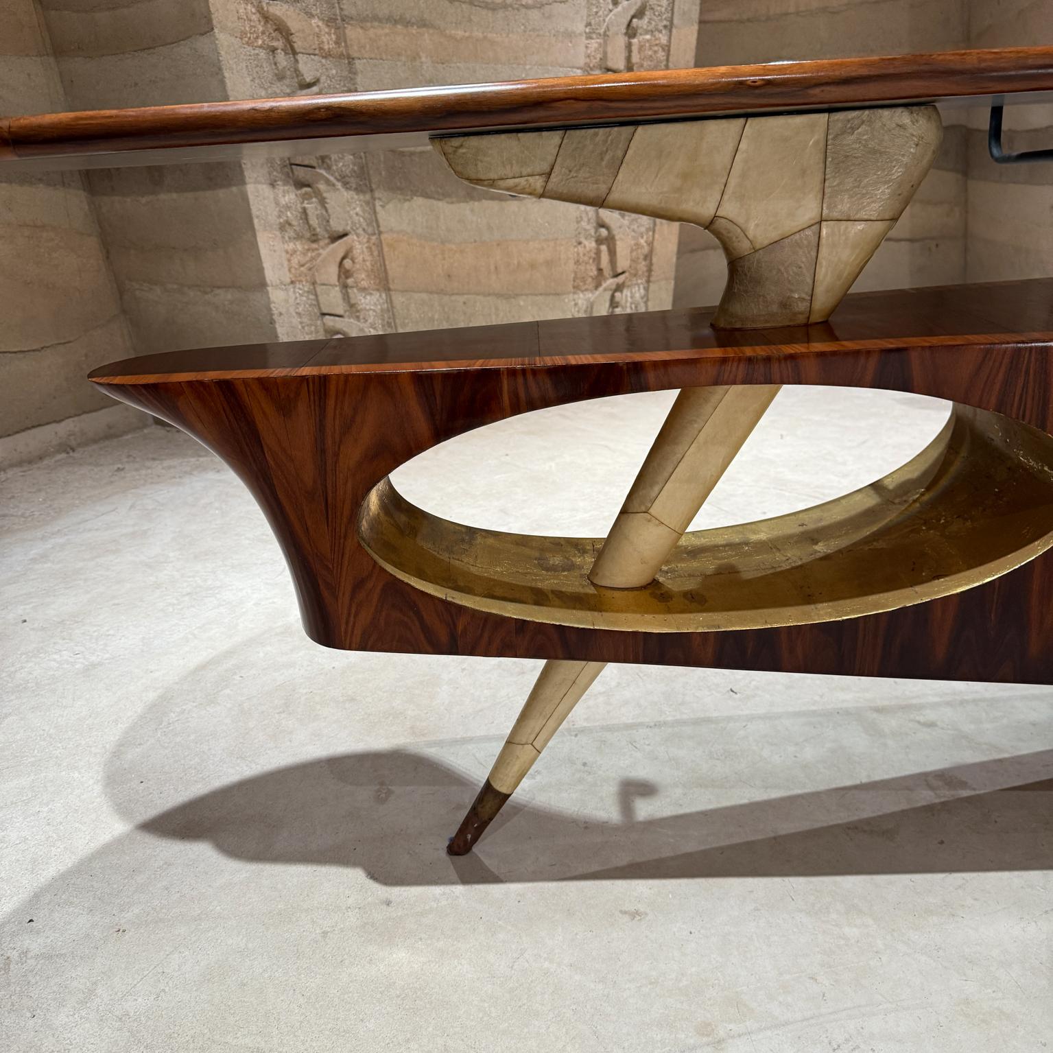 Modernism Frank Kyle & Pepe Mendoza Luxurious Desk Dry Bar Mexico 1950s For Sale 5