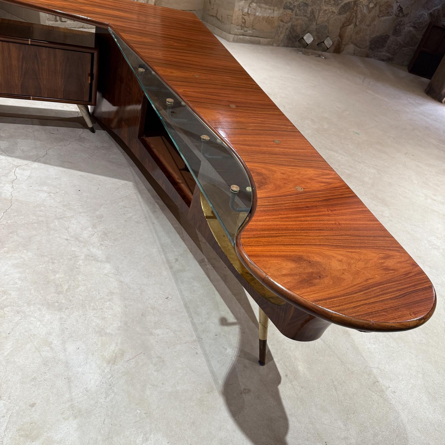 Modernism Frank Kyle & Pepe Mendoza Luxurious Desk Dry Bar Mexico 1950s For Sale 1
