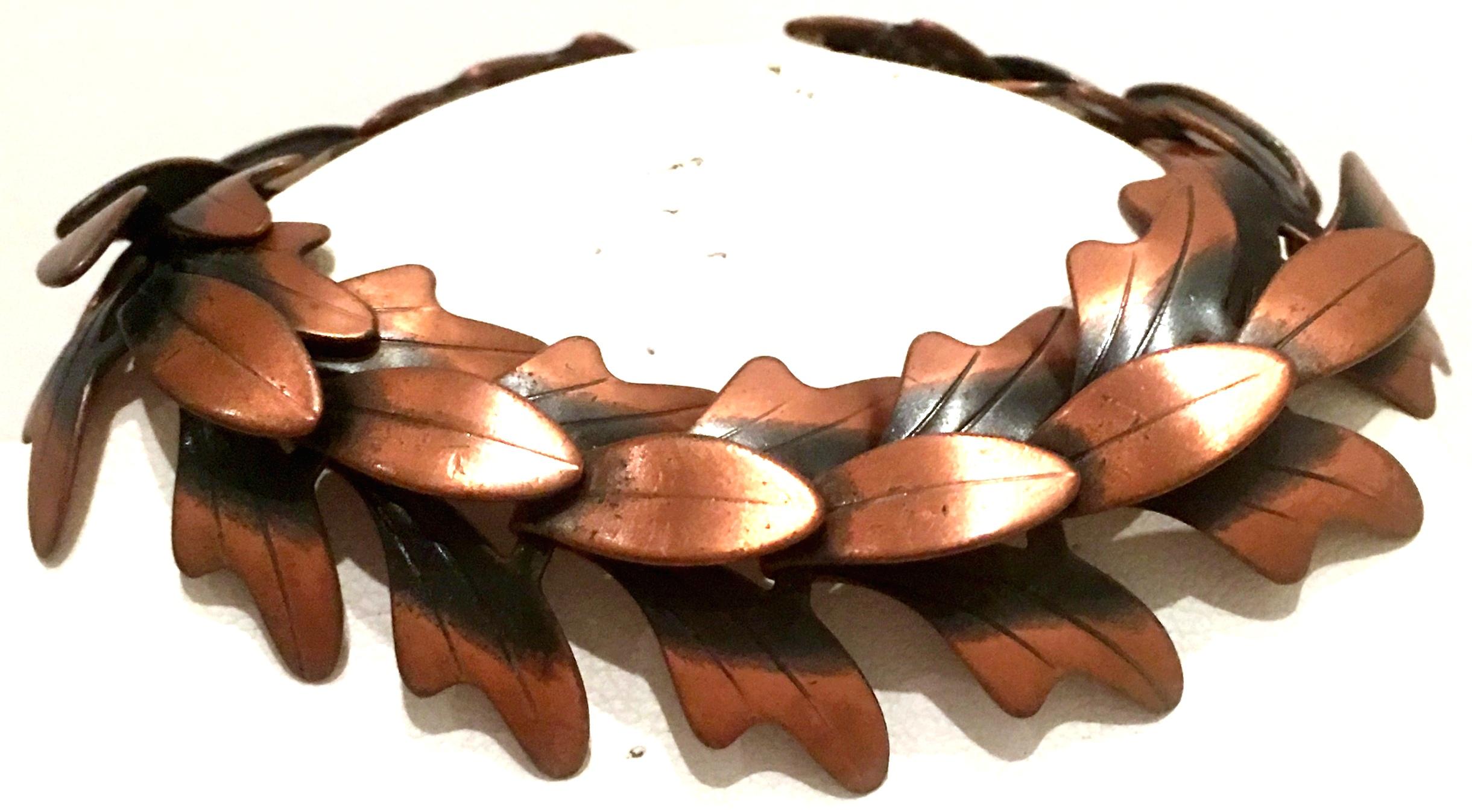 1950's Modernist Copper Necklace, Earrings & Bracelet By, Rebajes S/4 4