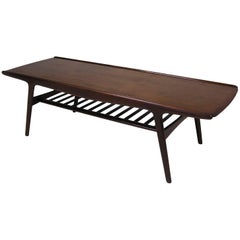 1950s Mogens Kold Teak Coffee Table by Arne Hovmand-Olsen, Denmark