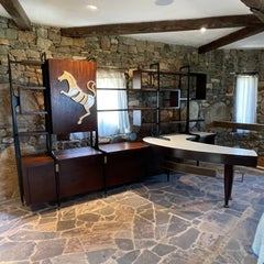 1950s Monumental Desk Dry Bar Wall Cabinet System Eugenio Escudero Mexico