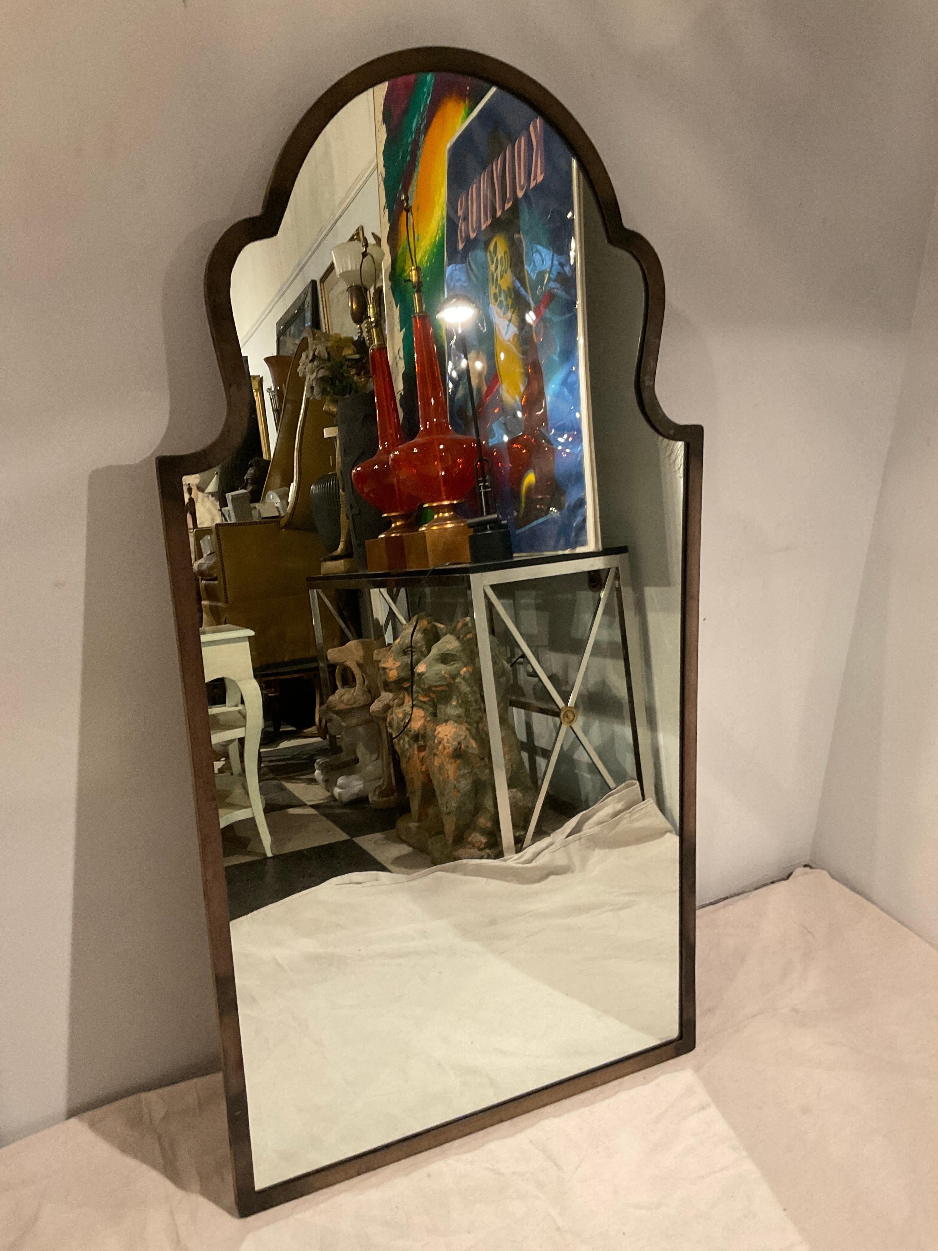 1950s Moorish Iron Mirror In Good Condition For Sale In Tarrytown, NY