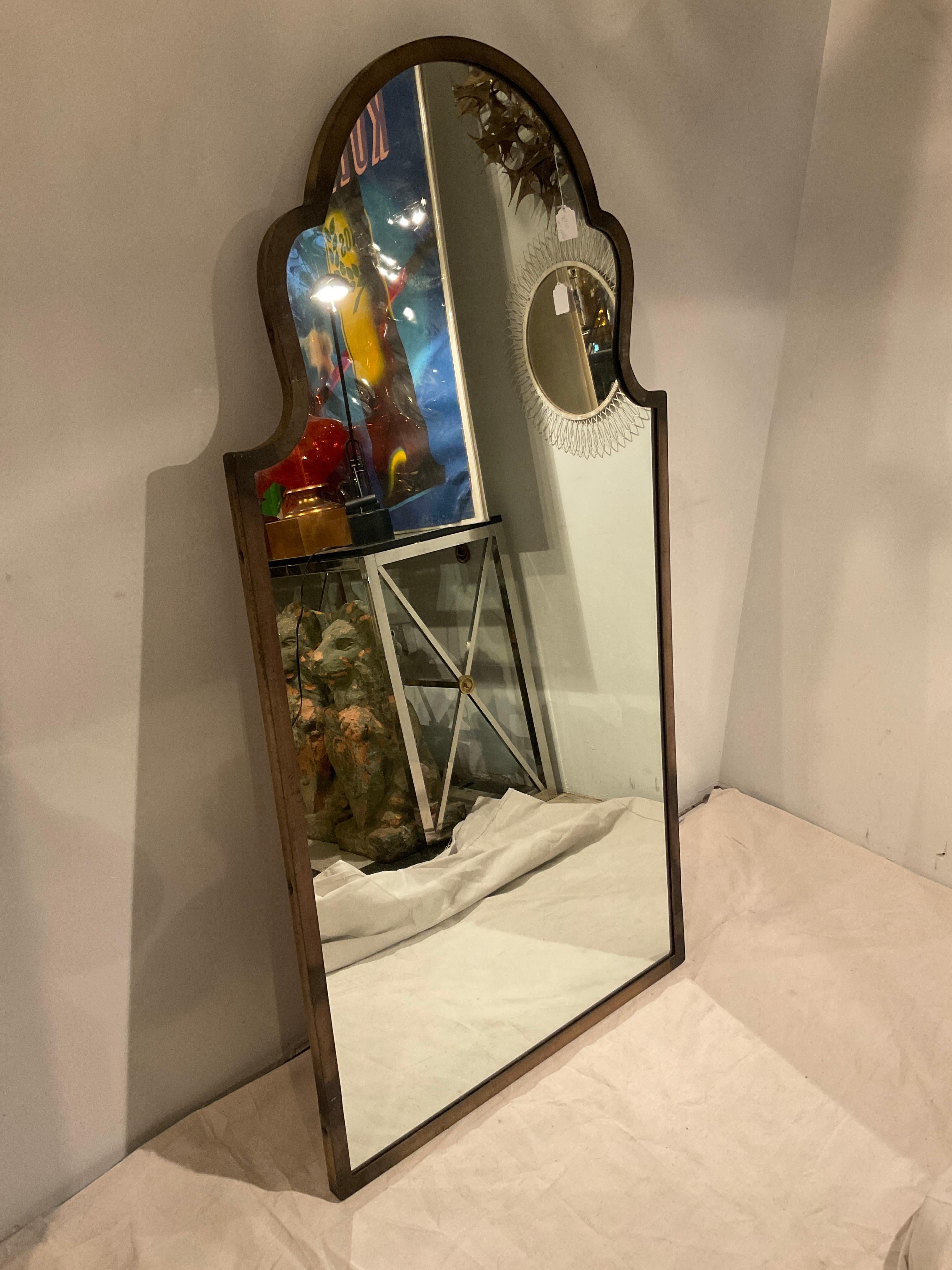 1950s Moorish Iron Mirror For Sale 2
