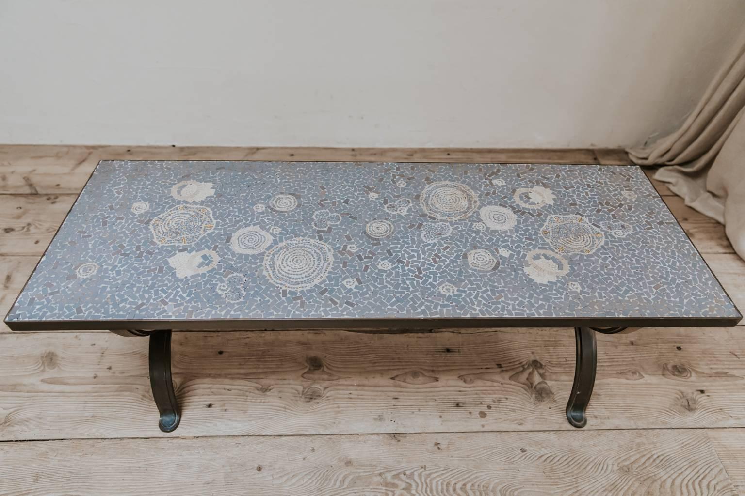 1950s Mosaic Coffee Table 1