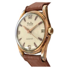 1950’s MuDu 25 Jewels Doublematic Gold Plated Vintage Wristwatch