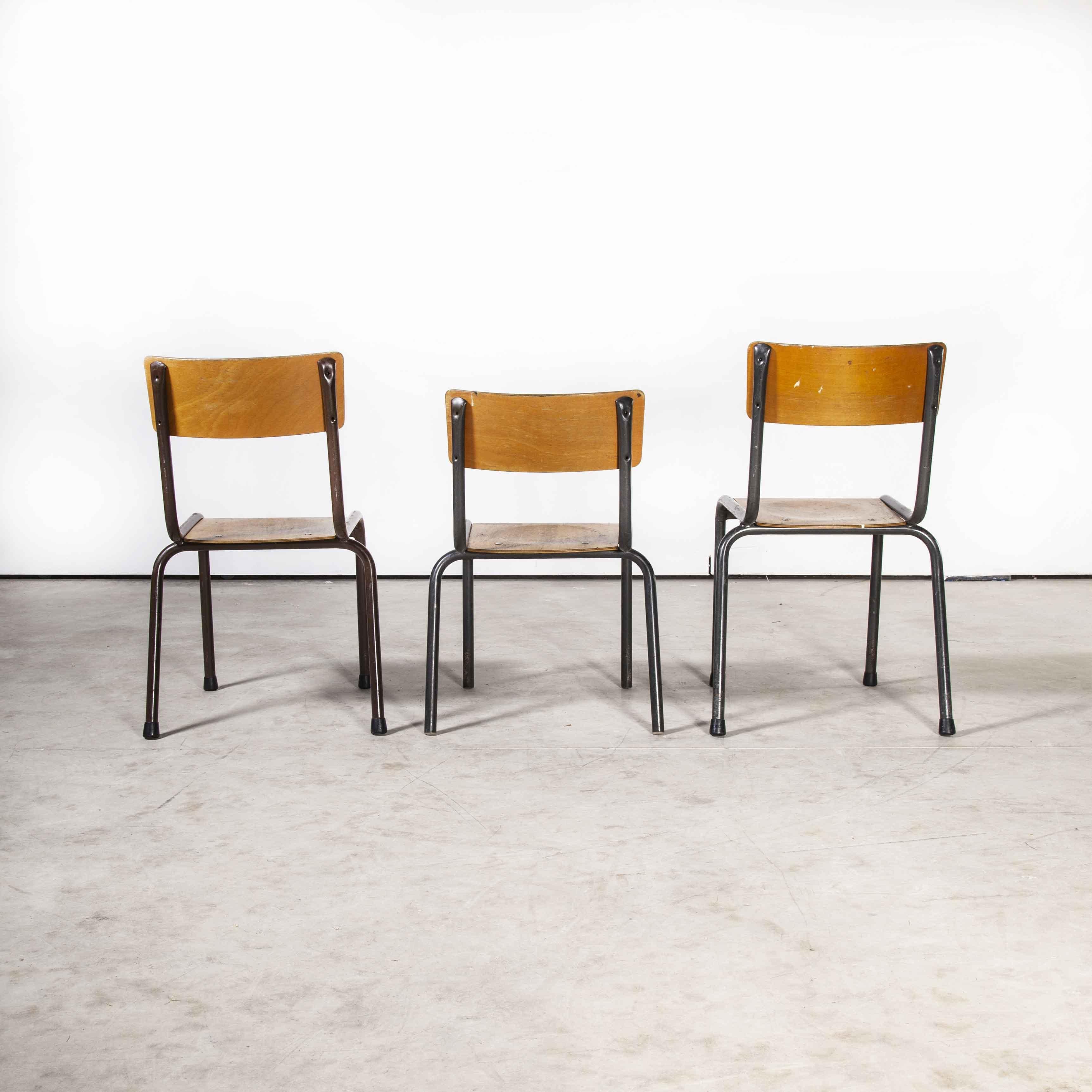 Mid-20th Century 1950's Mullca Stacking Children's Chairs, Set of Twenty Chairs
