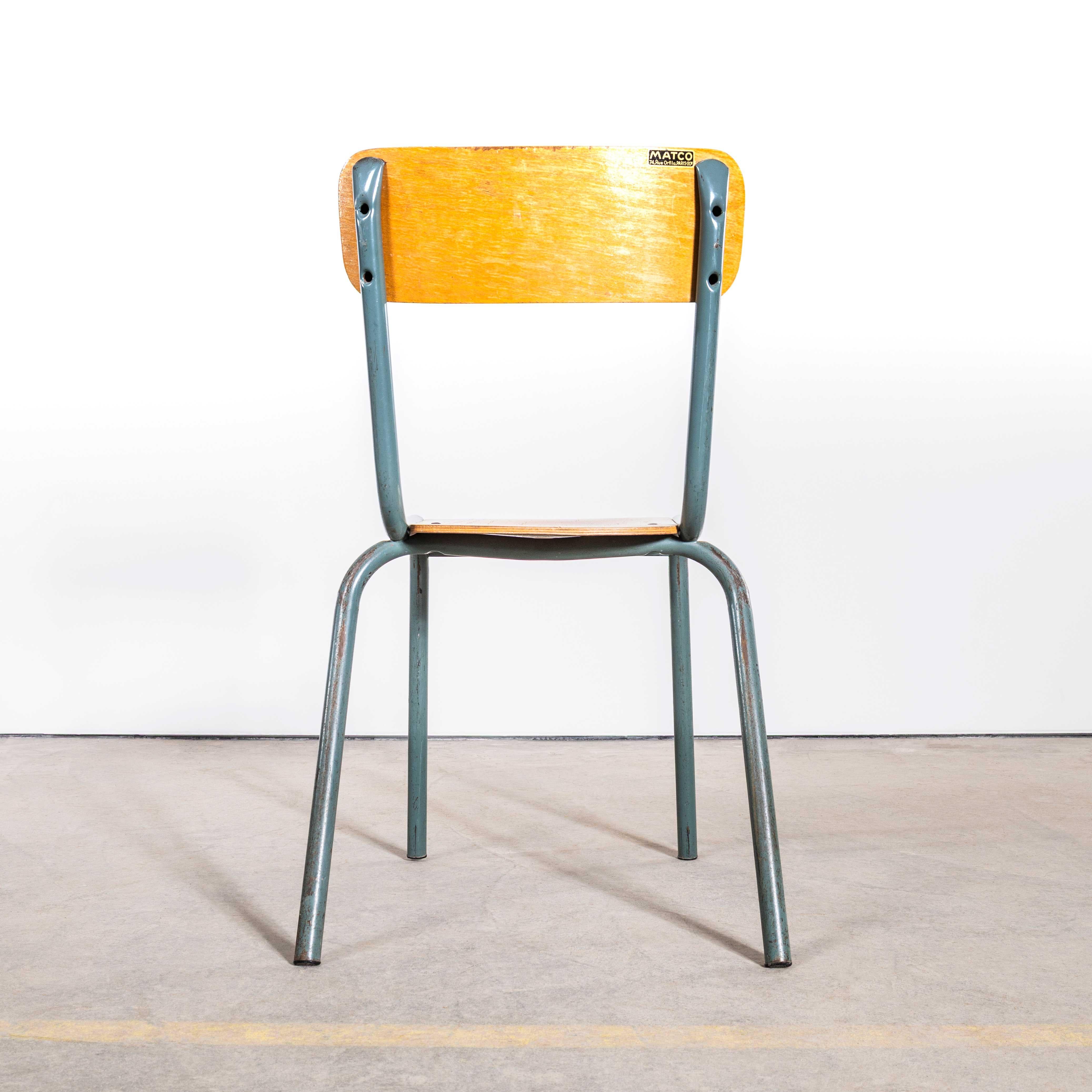 1950's Mullca Stacking Dining Chair - Wide Back Rest - Very Large Qty Available For Sale 5