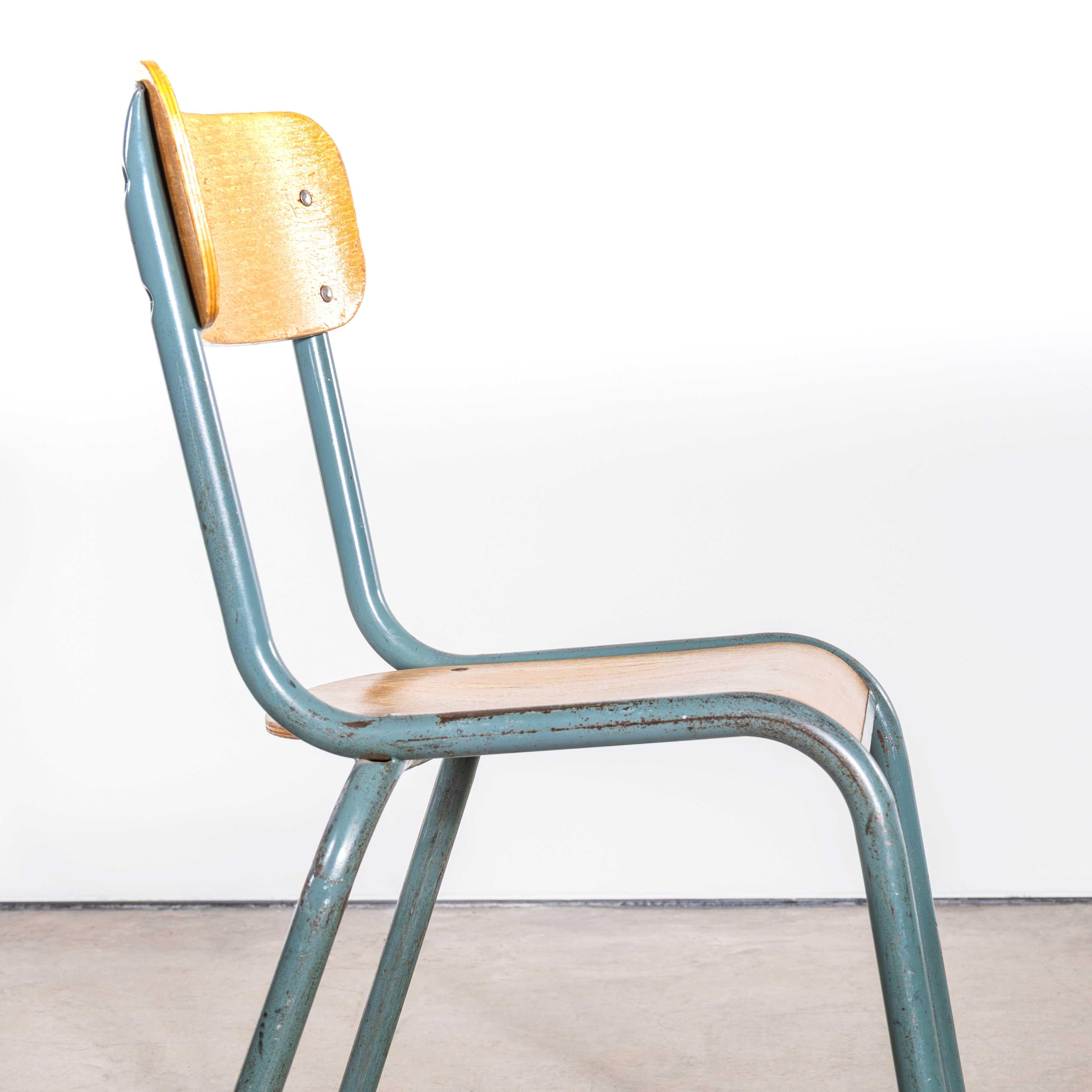 1950's Mullca Stacking Dining Chair - Wide Back Rest - Very Large Qty Available For Sale 3