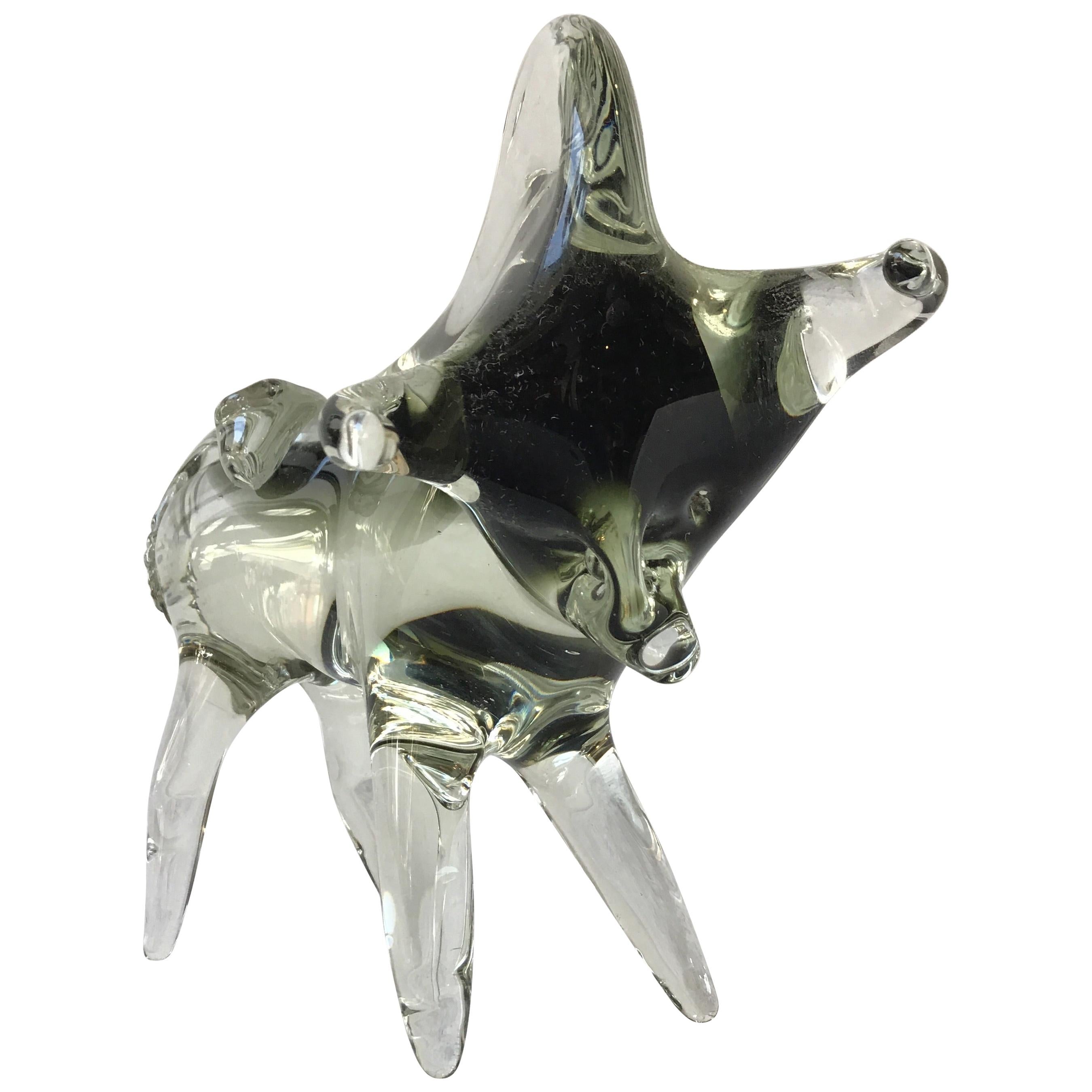1950s Murano Glass Bull