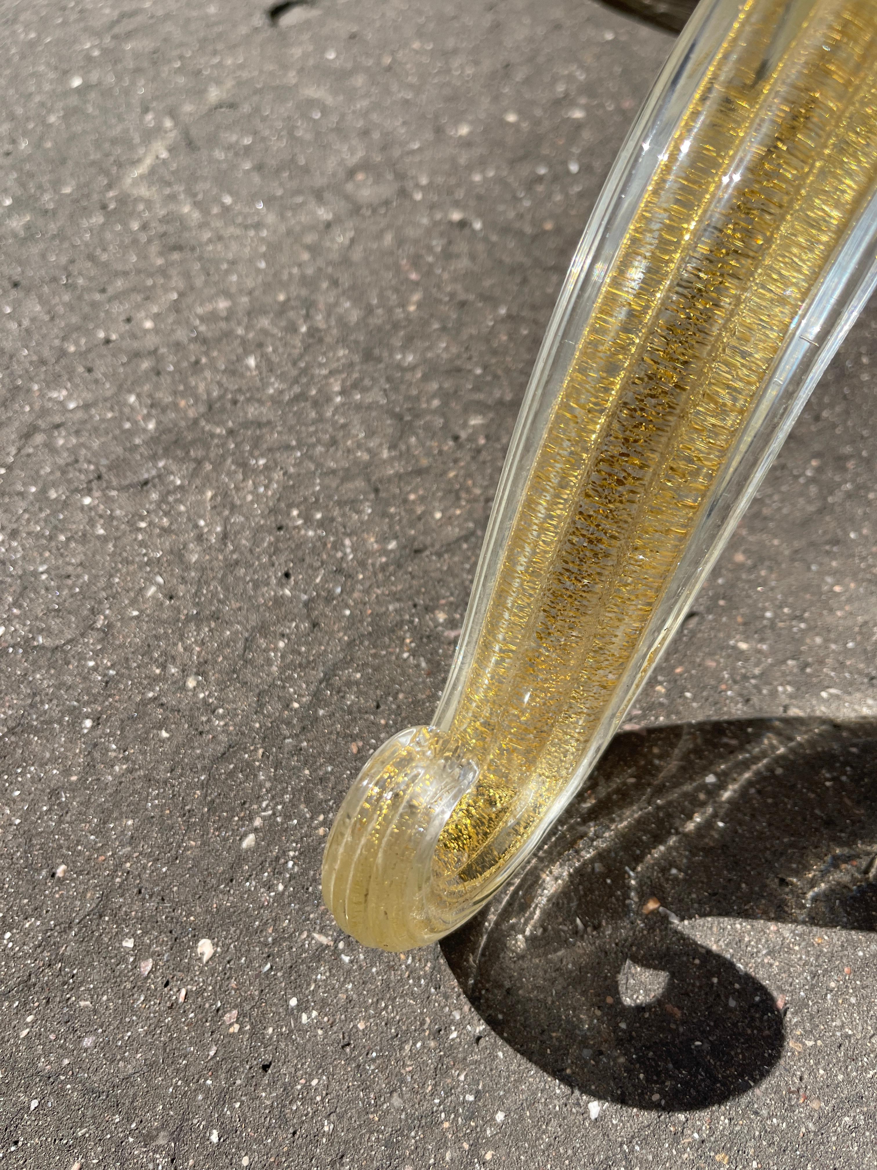 Lampadaire en verre de Murano des années 50 par André Arbus pour Veronèse Bon état - En vente à Bois-Colombes, FR