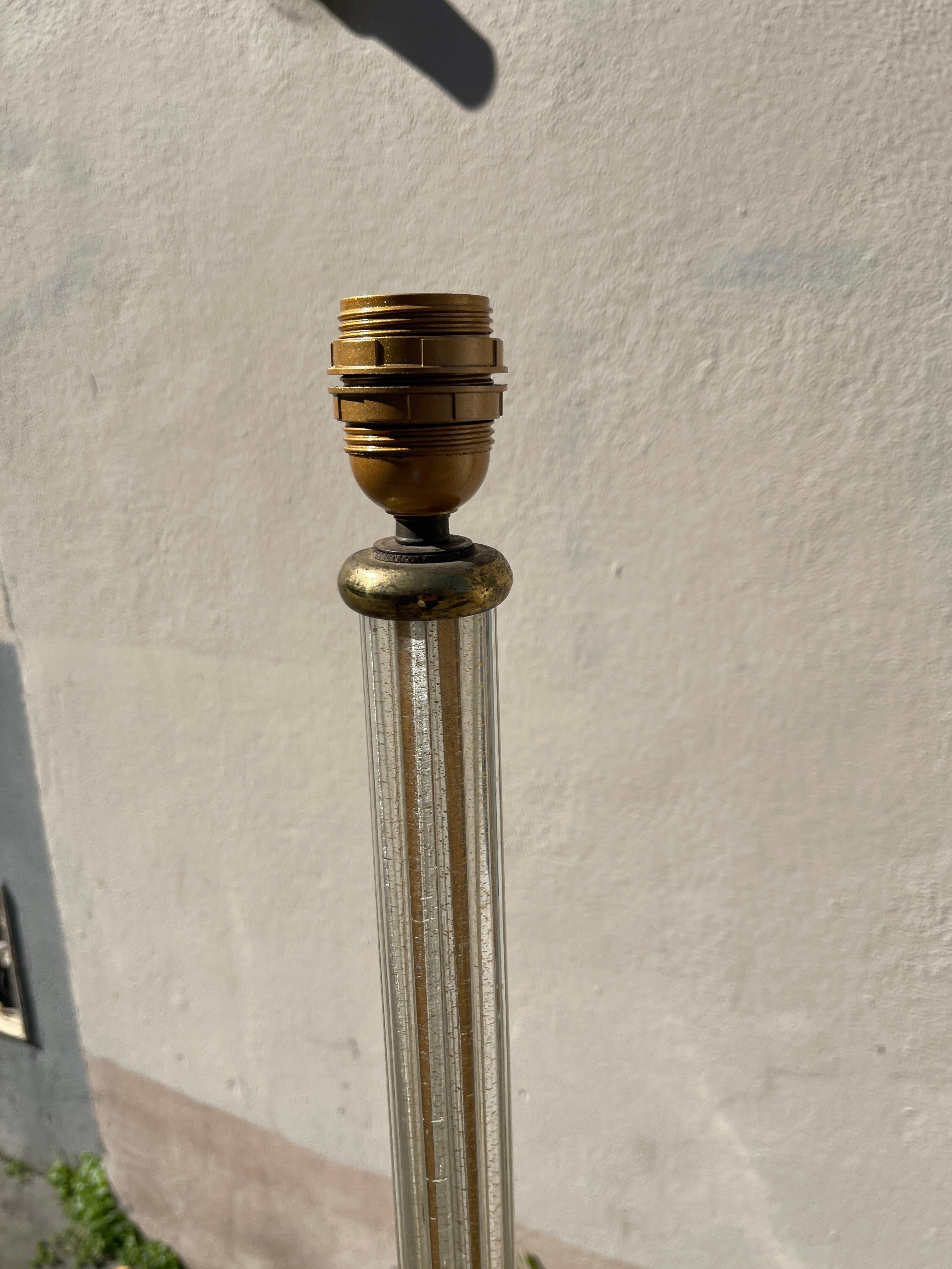 Lampadaire en verre de Murano des années 50 par André Arbus pour Veronèse en vente 2