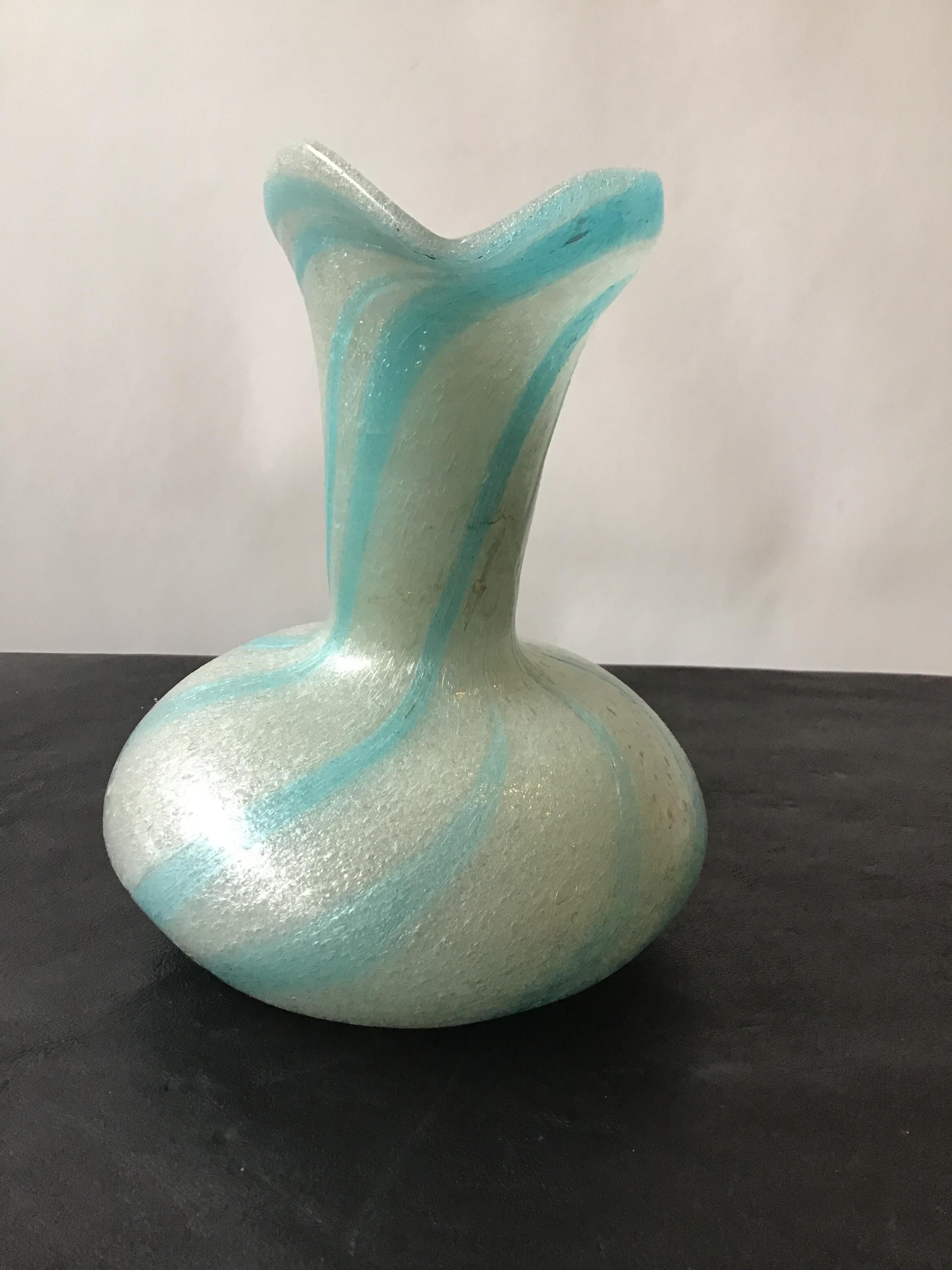 1950s Murano Glass Pitcher In Good Condition In Tarrytown, NY