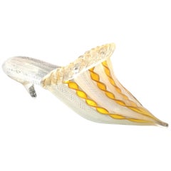 Vintage 1950s Murano Glass Shoe