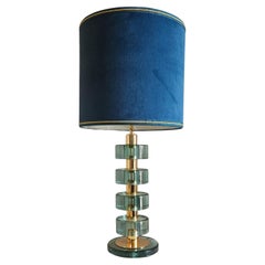 1950s Murano Glass Table Lamp attributed to Fontana Arte