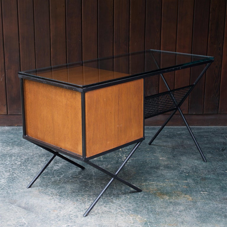 1950s Muriel Coleman Pacifica Desk Mid-Century Cabinmodern California Modern In Good Condition For Sale In Hyattsville, MD