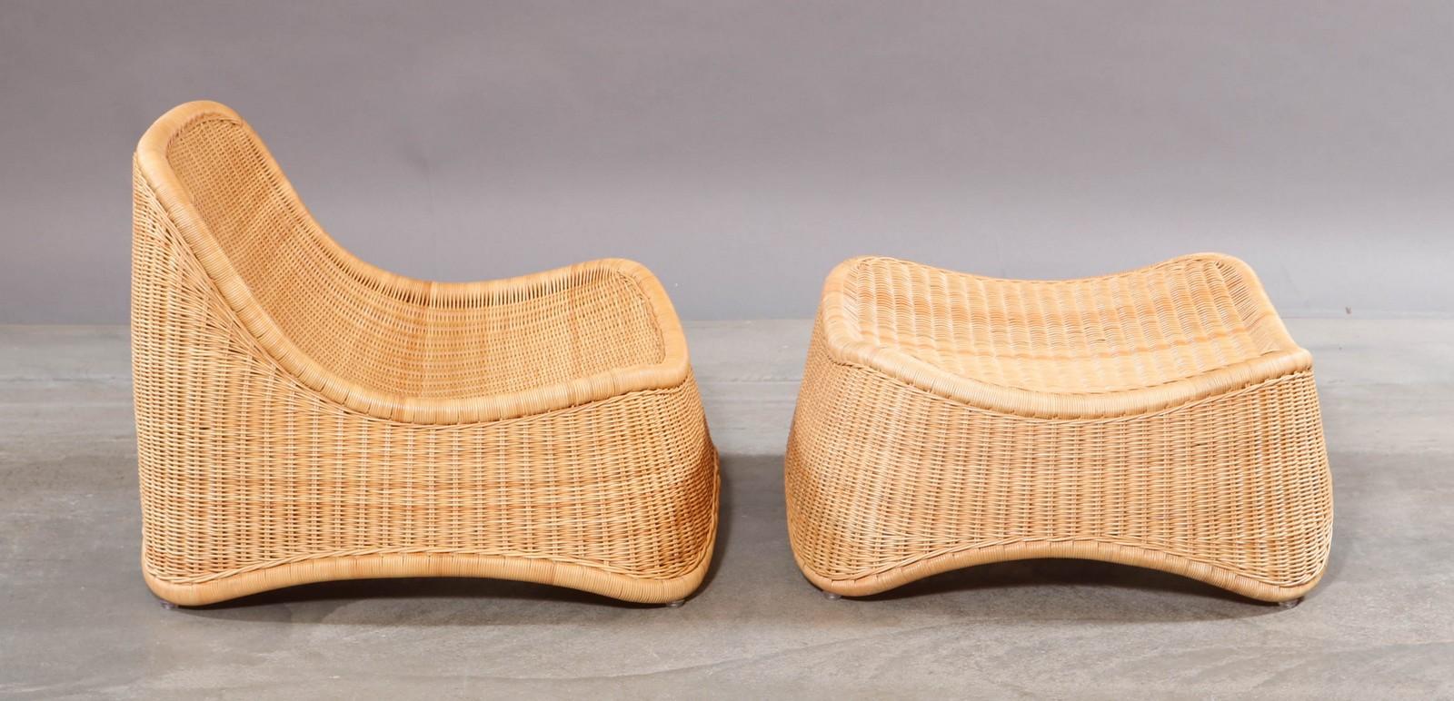 Mid-Century Modern 1950s Nanna Ditzel Design and Lounge Seating Set For Sale