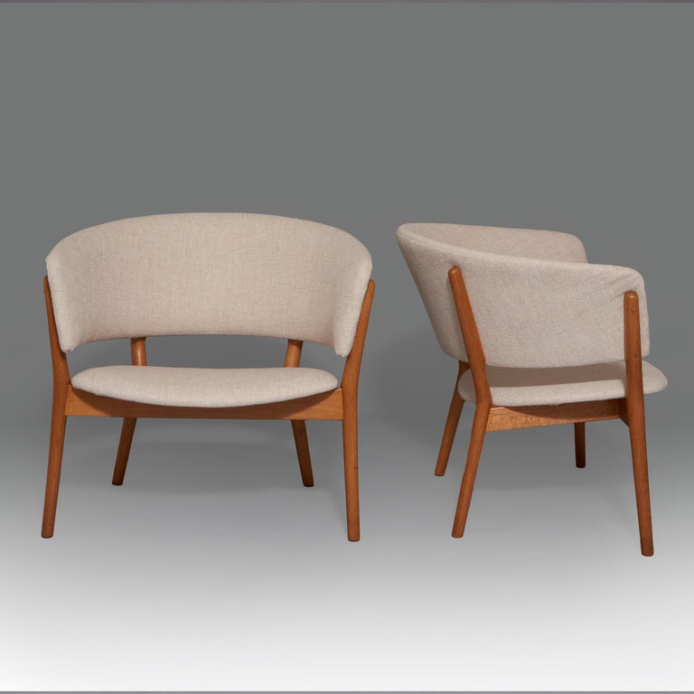 Mid-Century Modern 1950’s Nanna Ditzel ‘’ND83’’ Armchairs For Sale