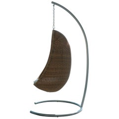 1950s Nanna & Jorgen Ditzel Design Hanging Outdoor Egg Chair