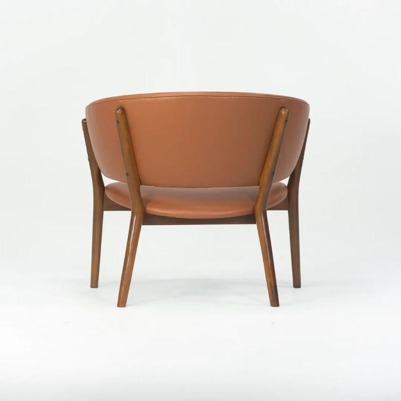 1950s Nanna & Jorgen Ditzel ND83 Leather Lounge Chair by Knud Willadsen & Selig 1