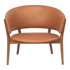 1950s Nanna & Jorgen Ditzel ND83 Leather Lounge Chair by Knud Willadsen & Selig